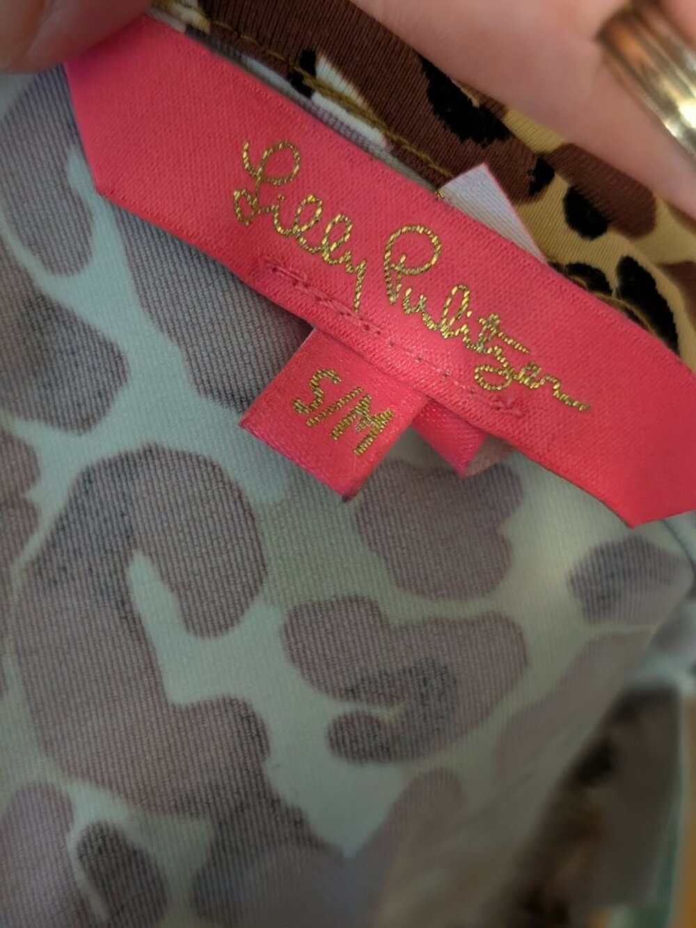 Lilly Pulitzer Sarong Size S/M Leopard Print